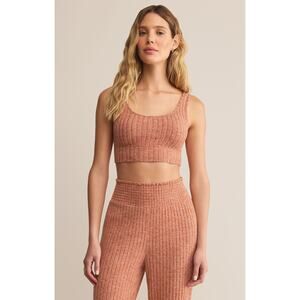 Z Supply Zoe Rib Tank Bra - Arabian Spice NWT SIZE XS